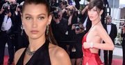 Bella Hadid zszokowała Cannes odważną kreacją. Zawstydziła się? Na kolejną imprezę wybrała skromniejszą suknię