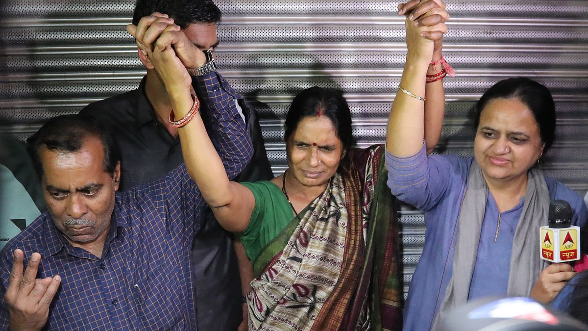 Rodzina ofiary świętuje egzekucję morderców