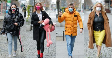Gwiazdy przed studiem DDTVN: Majka Jeżowska, Filip Chajzer, Gabi Drzewiecka