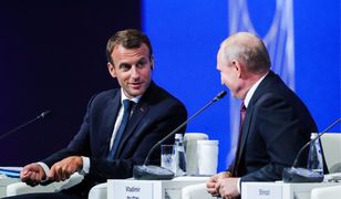 Macron do rosyjskich opozycjonistów: "nie odpowiadam za sprawiedliwość w waszym kraju"