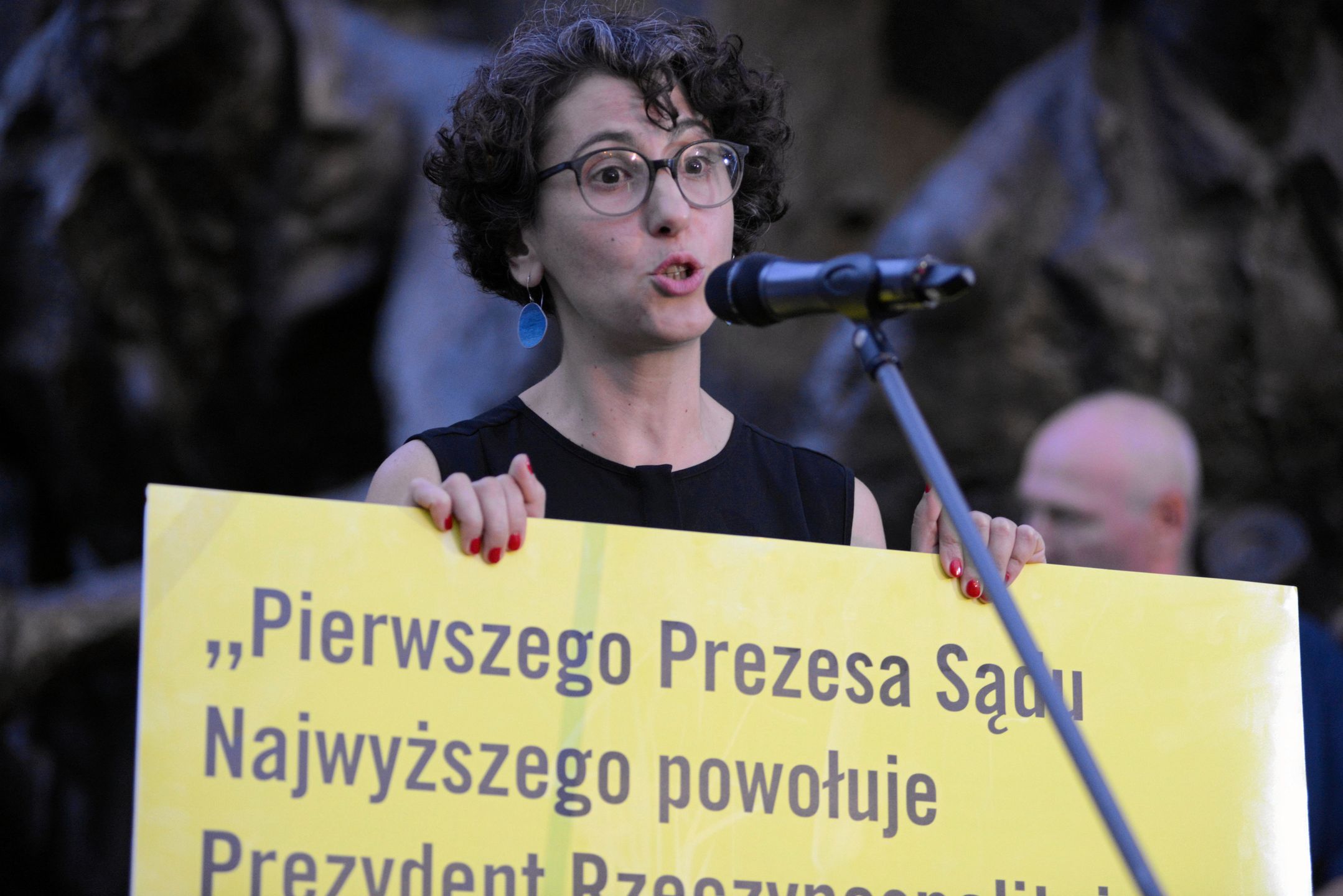 Szefowa Amnesty International prosiła o wsparcie dla kobiet blokujących marsz
