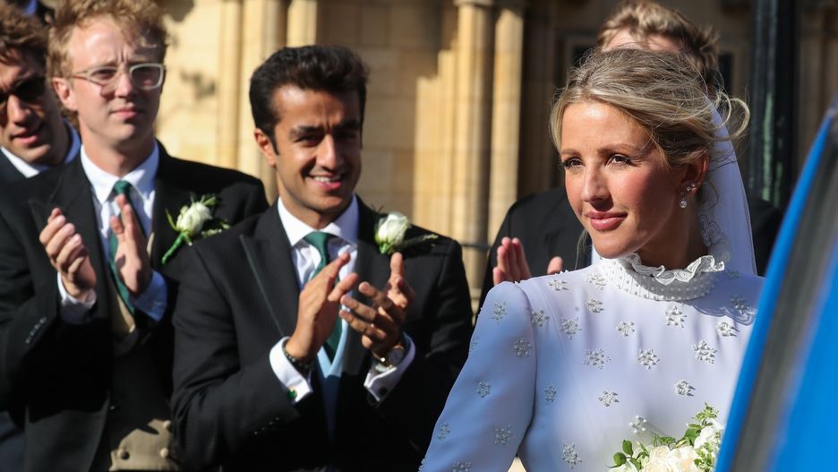 Druga suknia ślubna Ellie Goulding była niemal identyczna jak kreacja Meghan Markle