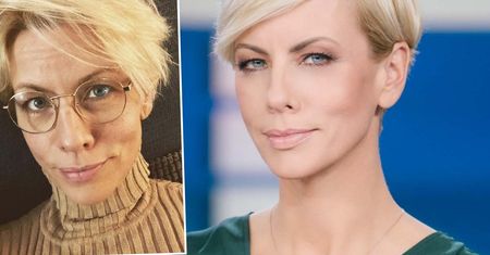 Anita Werner w najbardziej kusej koszulce, w jakiej ją widzieliśmy. Z takim dekoltem nie ma szans, by pokazała się na wizji. Oj, działa na wyobraźnię!