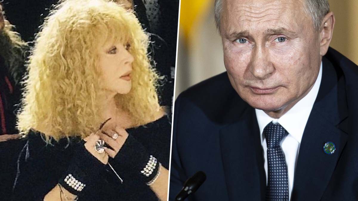 Ałła Pugaczowa i Władimir Putin