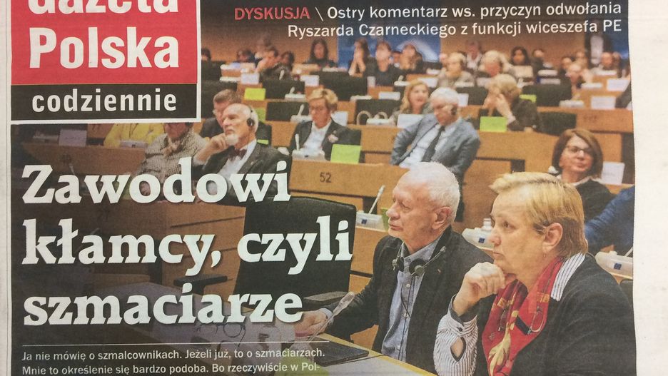 Okładka "Gazety Polskiej Codziennie" z 9 lutego