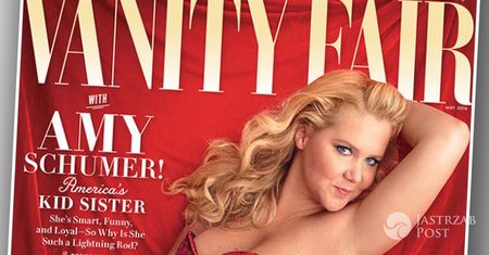 Zabawna i niepokorna Amy Schumer pozuje jedynie w gorsecie na okładce "Vanity Fair"