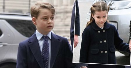 Malutcy George i Charlotte na mszy ku czci Filipa. Choć był stres, to i tak skradli całe show