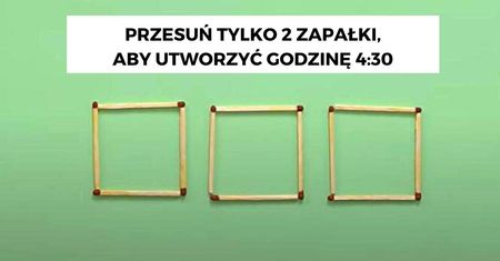 16 zagadek z zapałkami, które stanowią nie lada wyzwanie