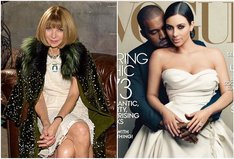 Anna Wintour skomentowała gust Kim Kardashian i Kanye'a Westa