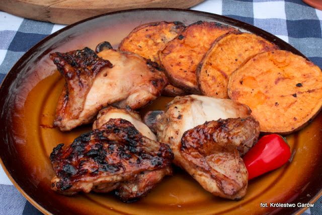 Udka z kurczaka z sosem barbecue. Idealne na grilla