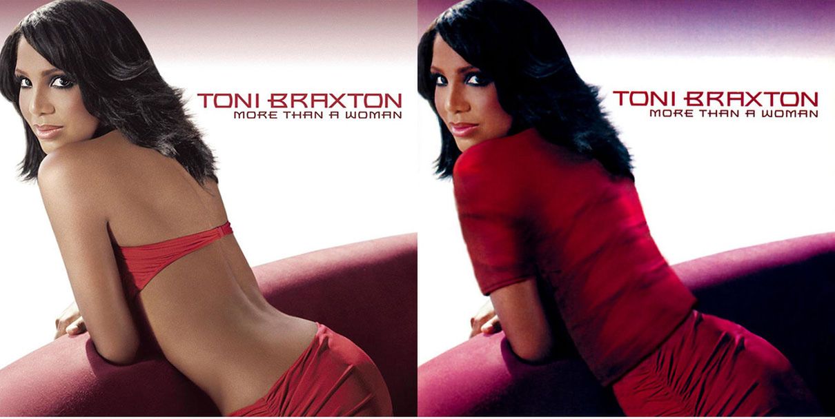 Piękne kształty Toni Braxton to dla nich za wiele