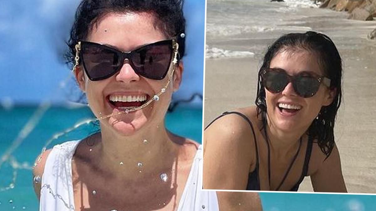 Kasia Cichopek na plaży