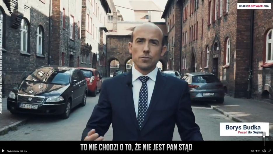 Borys Budka zamieścił wideo na Twitterze