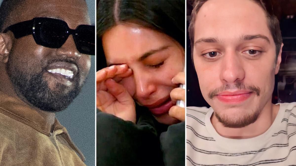 Kanye West, Kim Kardashian i Pete Davidson