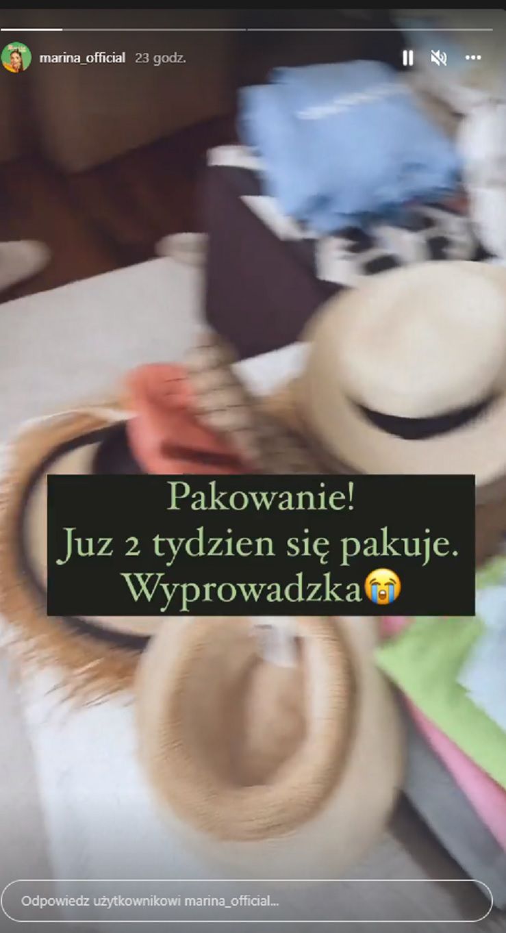 Marina Łuczenko pokazała przeprowadzkę