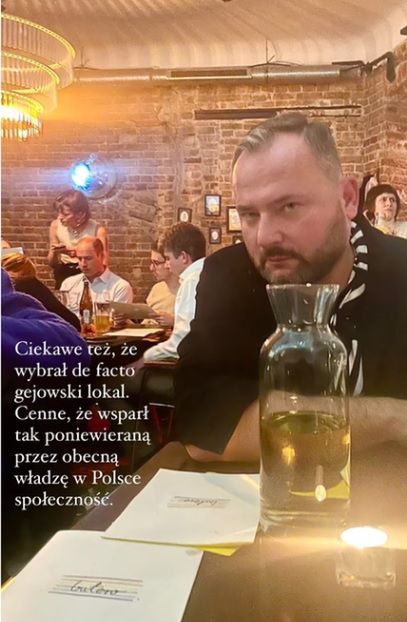 Książę William w Warszawie, fot. Instagram Michał Zaczyński