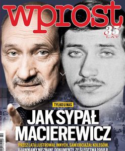 Okładki tygodników. "Wprost" o Macierewiczu-lustratorze, "Newsweek" o droższym paliwie