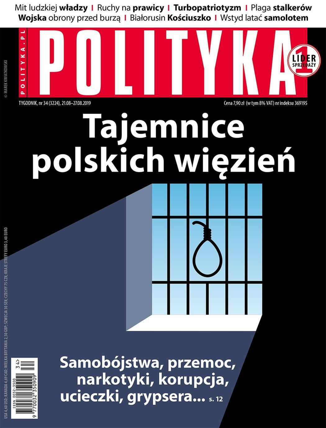 Okładki tygodników. "Polityka" o sytuacji w więzieniach, "Gazeta Polska" o LGBT