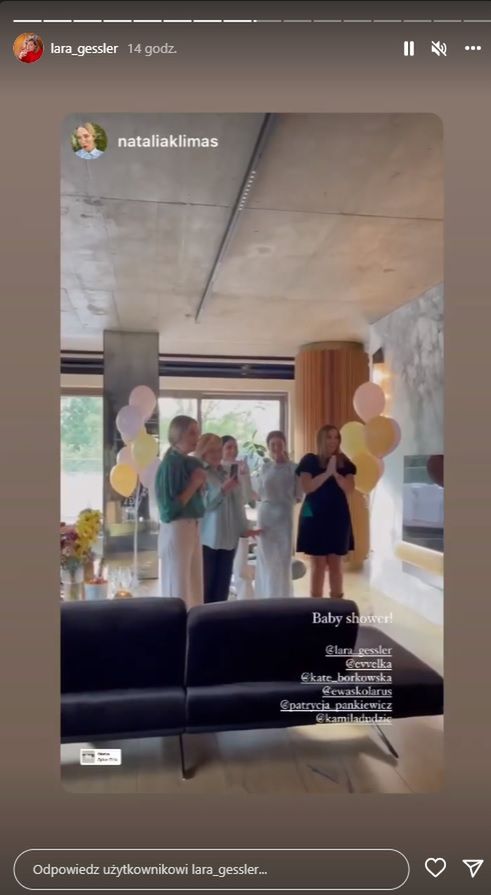 Lara Gessler - baby shower