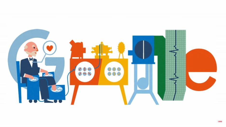 Willem Einthoven bohaterem Google Doodle w 159. rocznicę urodzin.