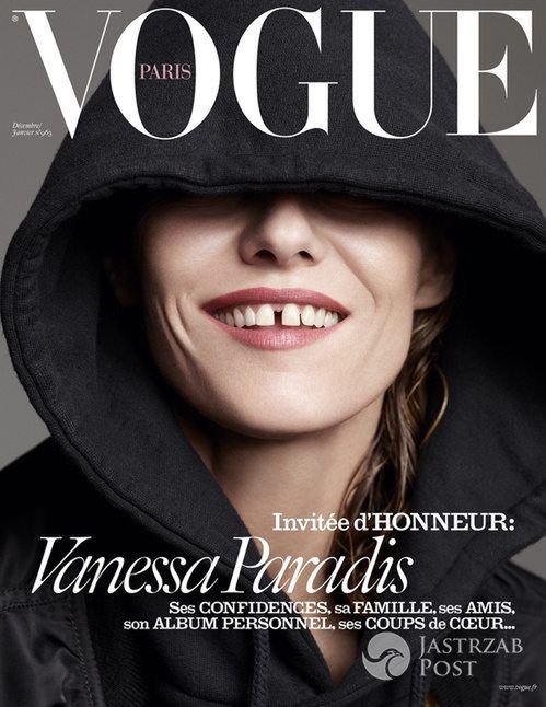 Vanessa Paradis, Vogue Paris (grudzień 2015 - styczeń 2016) (fot. Karim Sadli)
