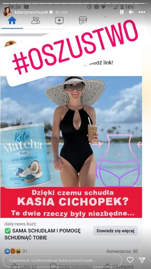 Kasia Cichopek ofiarą oszustów