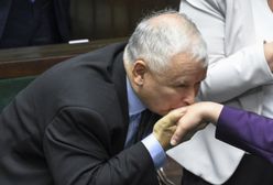 Jarosław Kaczyński przedstawia panią Kasię. "Jest jak pani Basia, tylko mniej znana"