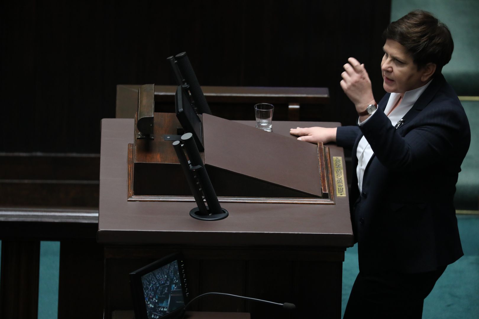 Spadek poparcia dla PiS-u wiązany jest z niedawnym wystąpieniem Szydło w Sejmie