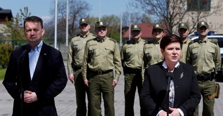 Błaszczak i Szydło u pograniczników: uszczelnienie granic to nasz priorytet