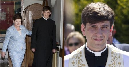 Syn Beaty Szydło chce WYSTĄPIĆ ZE STANU DUCHOWNEGO! Wydał oświadczenie: "Moja reputacja jako księdza jest ZDRUZGOTANA"