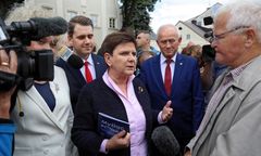 Węgrów. Mocne przemówienie Szydło. Uderza w zachowanie Arłukowicza?