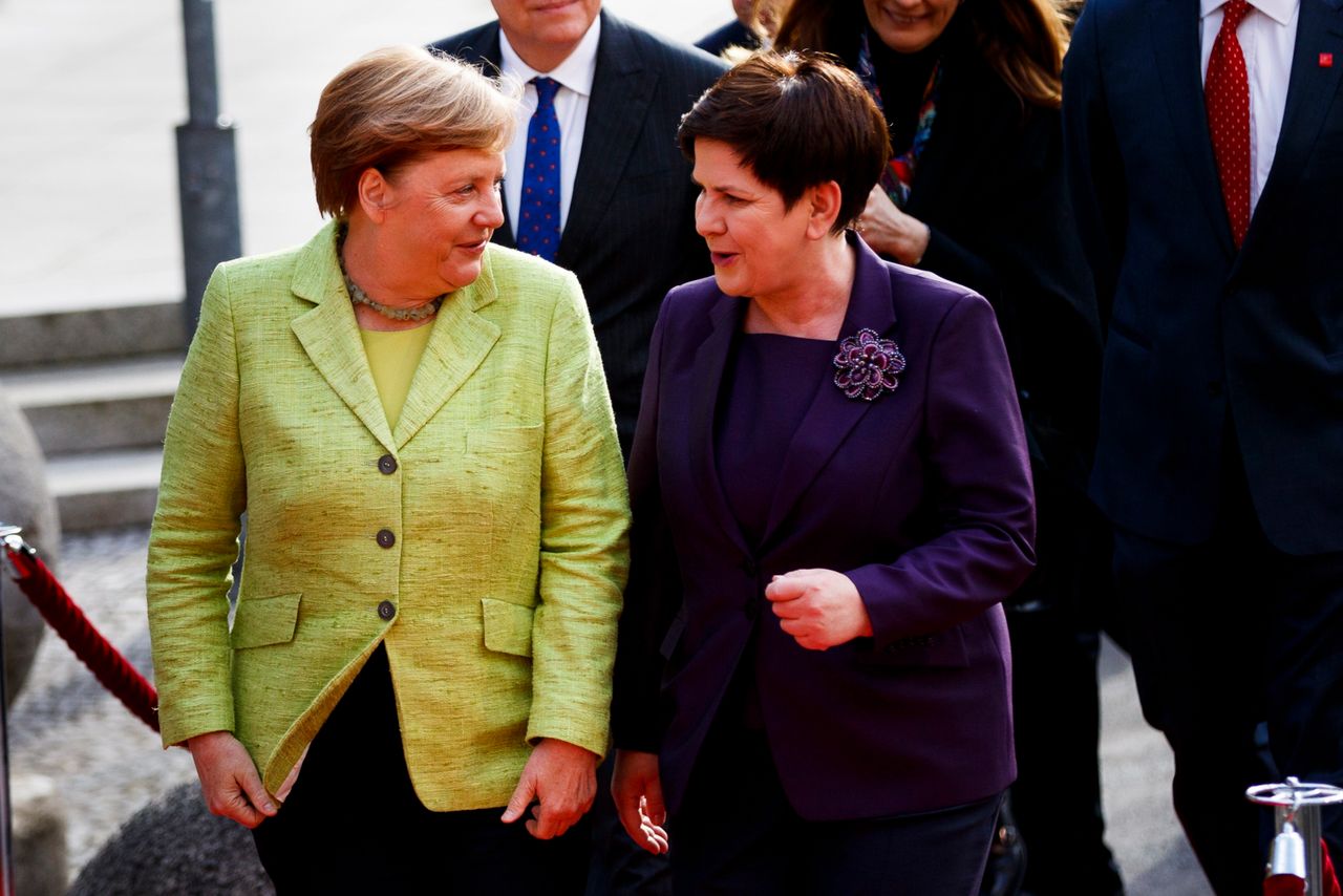 Francja tematem rozmów Szydło i Merkel