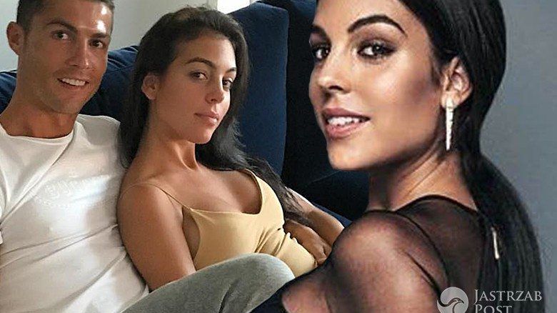 Ciężarna partnerka Cristiano Ronaldo pozuje do zdjęcia z piłkarzem i jego dziećmi