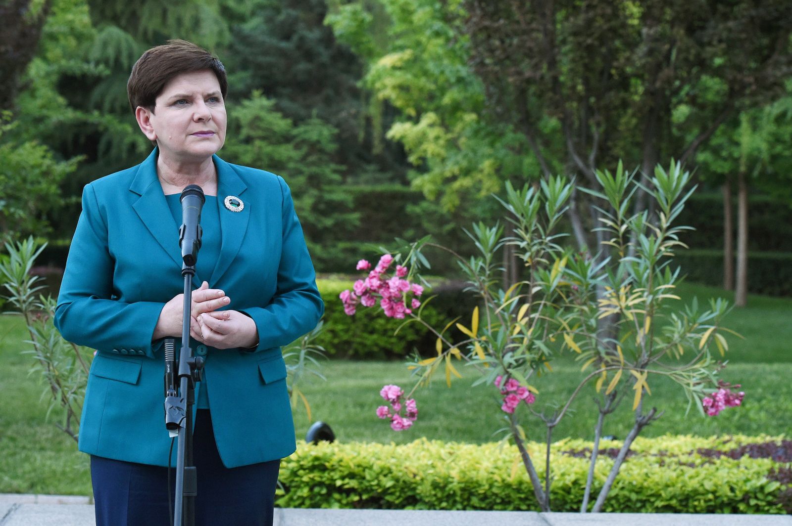 Beata Szydło podczas wizyty w Pekinie