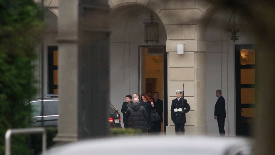 Premier Beata Szydło na konsultacjach u prezydenta Andrzeja Dudy.