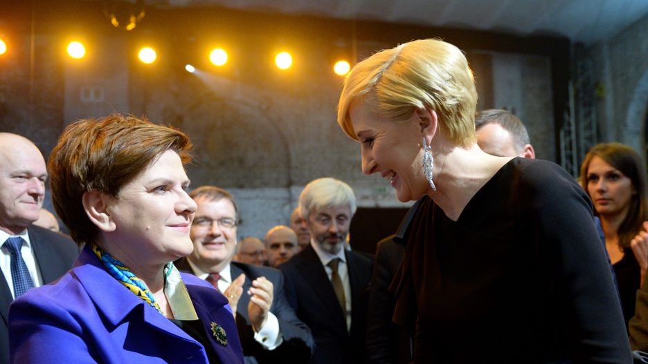 Agata Duda i Beata Szydło 