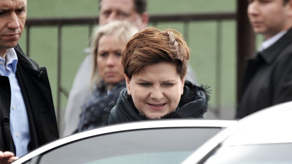 Limuzyna Beaty Szydło zderzyła się z fiatem seciento w lutym 2017 r. 