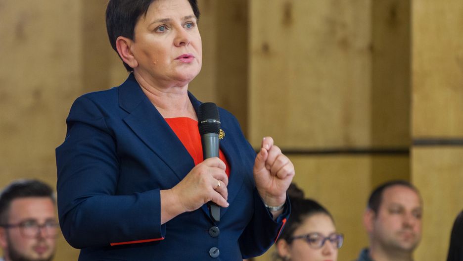 Premier nie odwiedziła protestujących w Sejmie