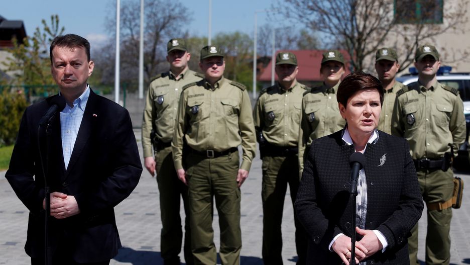Mariusz Błaszczak i Beata Szydło