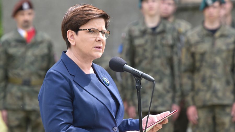 Premier Beata Szydło w Auschwitz