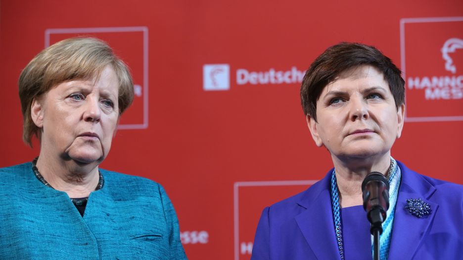 Kanclerz Angela Merkel oraz premier Beata Szydło