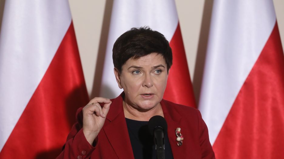 Beata Szydło przebrała się u prezesa PiS