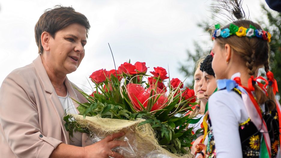 Wybory parlamentarne 2019. Beata Szydło na pikniku PiS w Zakliczynie (woj. małopolskie)