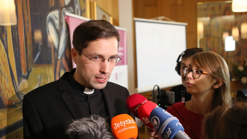 Dyrektor Instytutu Statystyki Kościoła Katolickiego ks. Wojciech Sadłoń zaprezentował dane za rok 2017