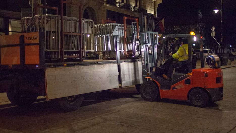 Kielce. Tragiczny wypadek na hali. Operator wózka widłowego nie żyje (zdj. ilustracyjne)