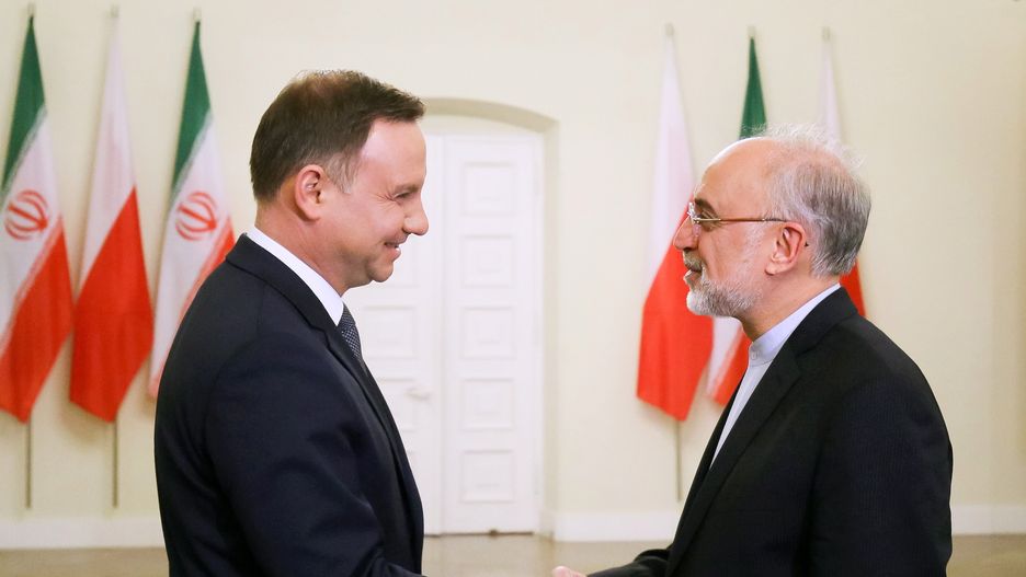 W 2016 r. prezydent Duda przyjął w Warszawie wiceprezydenta Iranu
