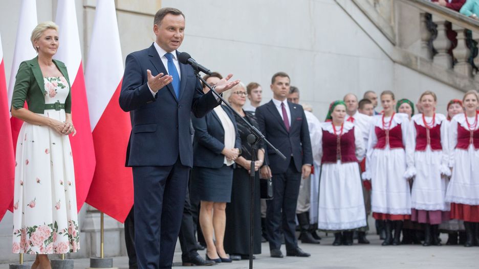 Prezydent Andrzej Duda przemawia podczas V Światowego Zjazdu Polonii i Polaków