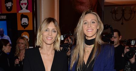 Anja Rubik na zdjęciach z Aleksandrą Żebrowską. Wyglądają jak siostry