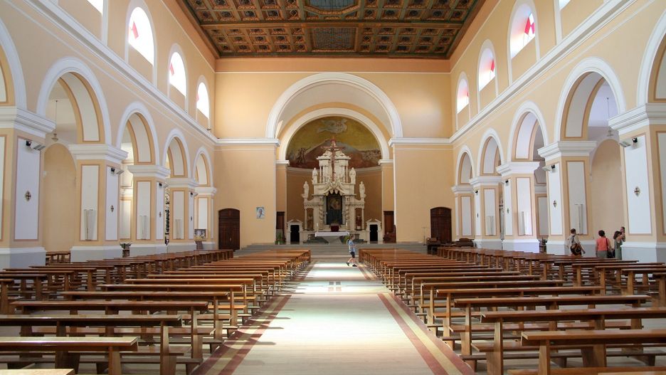 Katedra Świętego Szczepana w Szkodrze. Po roku 1967 została zamieniona na halę sportową