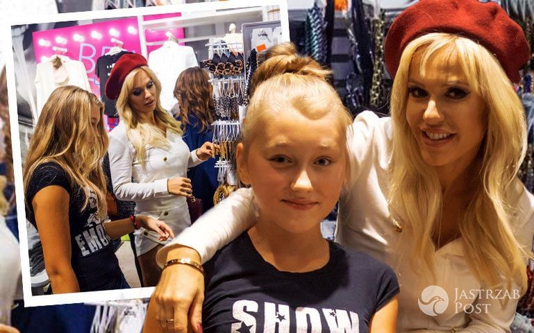 Doda i jej fanka Sandra na zakupach w Lublinie.